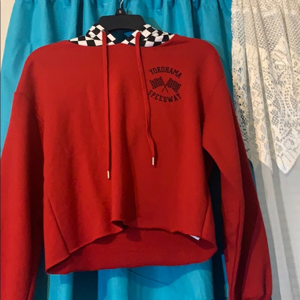 Checker bored hoodie